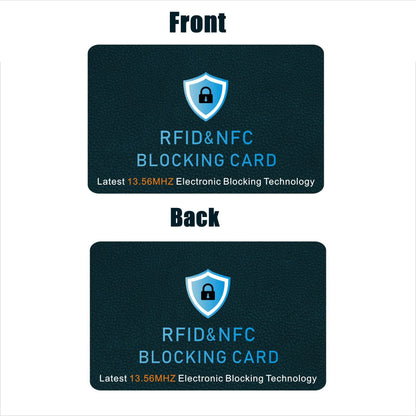 Dark Blue Style RFID & NFC Blocking Card Set (5 Pack) - Contactless NFC ID / Credit Card Protection, V888-ELOSUNG39734