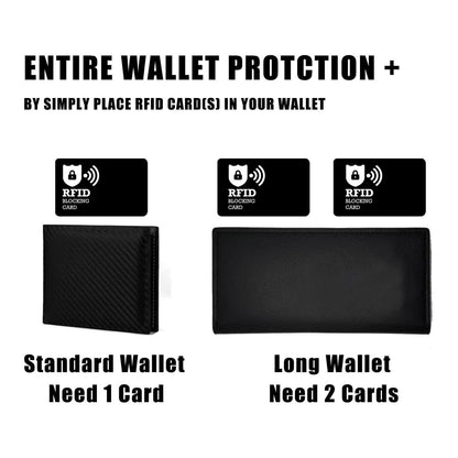 Black White Style RFID & NFC Blocking Card Set (5 Pack) - Contactless NFC ID / Credit Card Protection, V888-ELOSUNG39735
