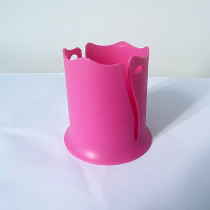 2-Pack Pink Outdoor Surfboard Water Bottle Holder - Portable PP & Silicone Drink Stabilizer for Water Sports V888-ELOSUNG39746