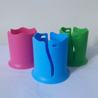 2-Pack Green Outdoor Surfboard Water Bottle Holder - Portable PP & Silicone Drink Stabilizer for Water Sports V888-ELOSUNG39747