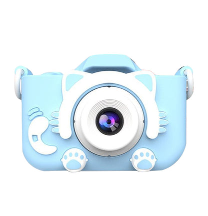 X2 Blue Single Lens Kids Cat Digital Camera - Multi-Functions With 20MP Interpolation, Photo & Multiple V888-ELOSUNG397789