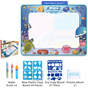 80x60CM Ocean World Water Doodle Mat - Educational Aqua Drawing Blanket, Marine Life Style Deluxe 10-Piece Set V888-ELOSUNG39854