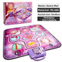 Purple Wireless Kids Electronic Princess Dance Mat & Music Playmat(90x90CM) - 7 Modes Foot Game Pad Toy with V888-ELOSUNG39909