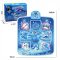 Blue Wireless Kids Electronic Princess Dance Mat & Music Playmat(90x108CM) - 7 Modes Foot Game Pad Toy with V888-ELOSUNG39910