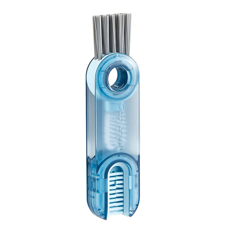 2-Packs 3-in-1 Blue Portable & Compact U-Shape Deeply-Cleaning Brush - Multi-Functional Gap Scrubber for V888-ELOSUNG39915