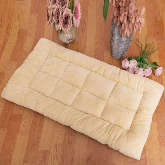 Superior Insulation Khaki Dual-Sided Pet Sleeping Mat(120X60CM) for Dogs & Cats - 3D Thickened Support & V888-ELOSUNG39930