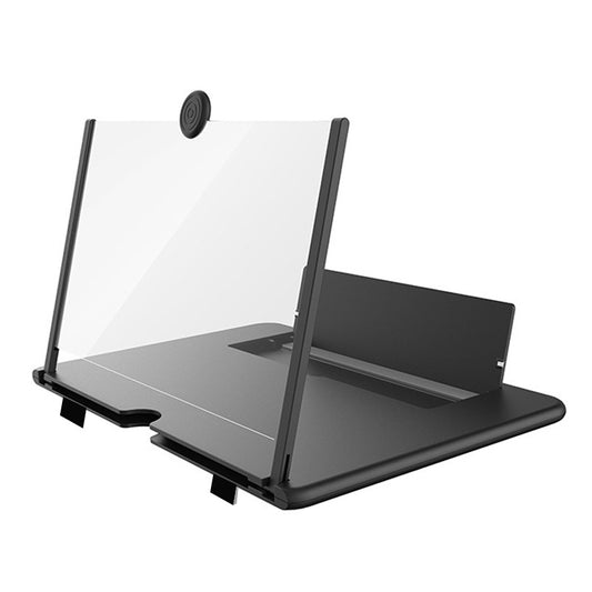 Black 18-Inch Ultra-Clear Portable Retractable HD Mobile Phone Screen Magnifier - Eye Protection Fresnel Lens V888-ELOSUNG39944
