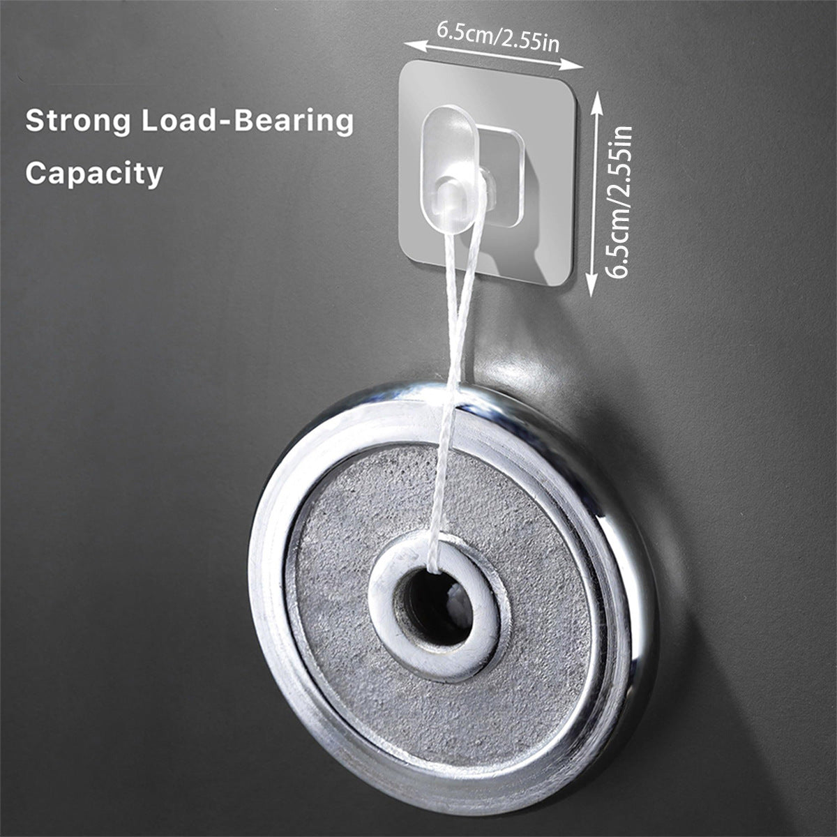 9-Pack Bathroom & Kitchen Organiser Set: 5 Heavy-Duty Clear Adhesive Hooks + 4 Portable Toothbrush V888-ELOSUNG39969