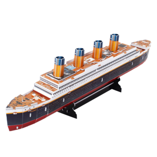 Standard Edition (35Pieces) 3D Titanic Ship Model Puzzle Kit - DIY Nautical Series Toy for Kids & Adults, V888-ELOSUNG39974