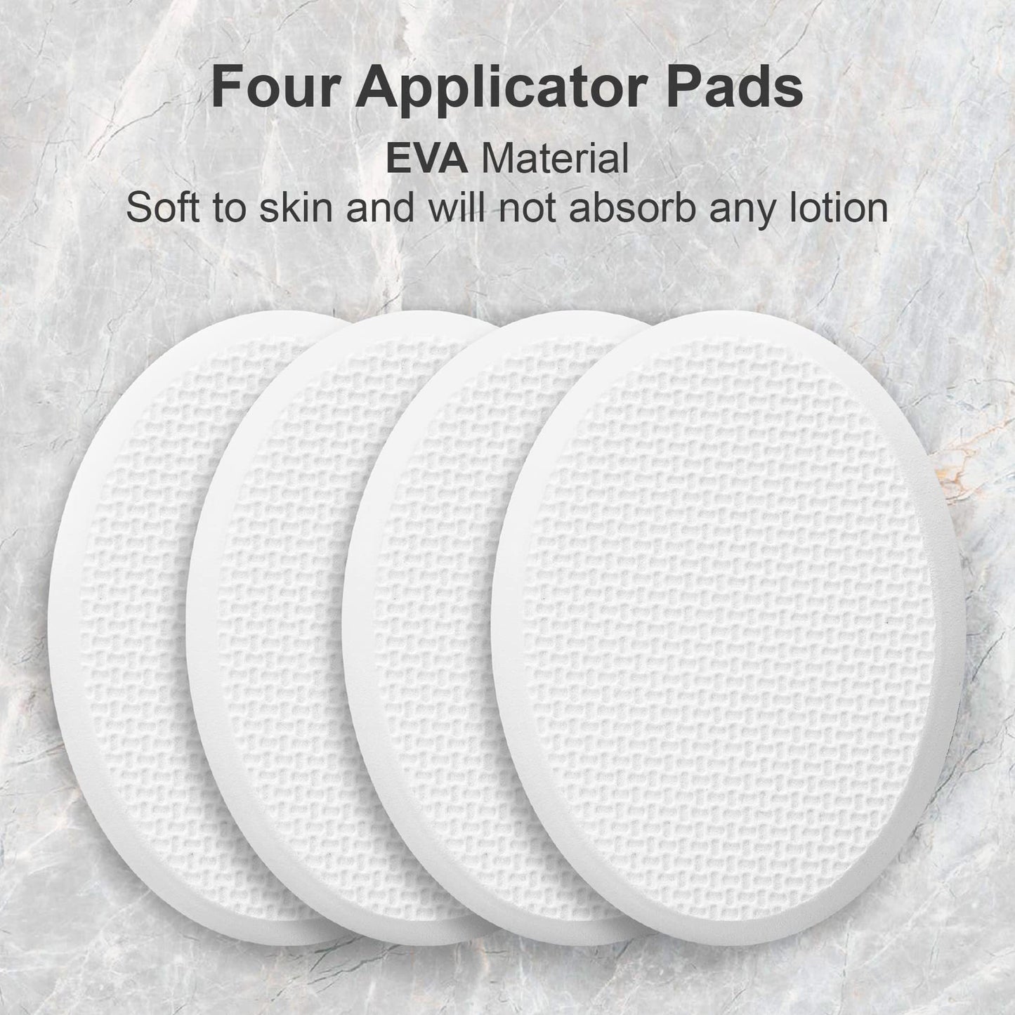 Long Handle Bath Gentle Body Scrubber Set - Non-Slip Grip Back Brush with 4 EVA Exfoliating Sponge Heads V888-ELOSUNG39980