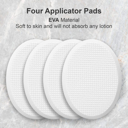 Long Handle Bath Gentle Body Scrubber Set - Non-Slip Grip Back Brush with 4 EVA Exfoliating Sponge Heads V888-ELOSUNG39980
