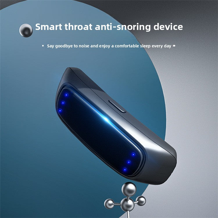 Black Smart Anti-Snoring Device - TENS Pulse Snore Stopper for Quieter Sleep V888-ELOSUNG40013