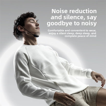 Black Smart Anti-Snoring Device - TENS Pulse Snore Stopper for Quieter Sleep V888-ELOSUNG40013