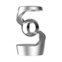 Silver gyroscope and silver beads Kinetic Levitating Desk Toy - Silent Spinning Floating Gyroscope for Stress V888-ELOSUNG40020