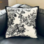 Black Elegant Black & White Tree Print Cushion Cover - Modern Home Decor V888-ELOSUNG40031