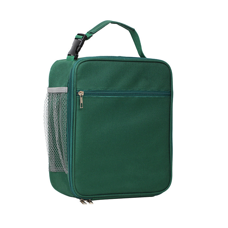 Green Insulated Lunch Bag with Shoulder Strap - Portable & Large Capacity Thermal Bento Tote V888-ELOSUNG40035