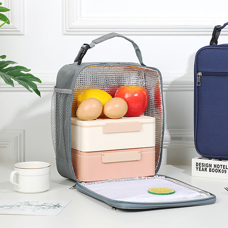 Green Insulated Lunch Bag with Shoulder Strap - Portable & Large Capacity Thermal Bento Tote V888-ELOSUNG40035