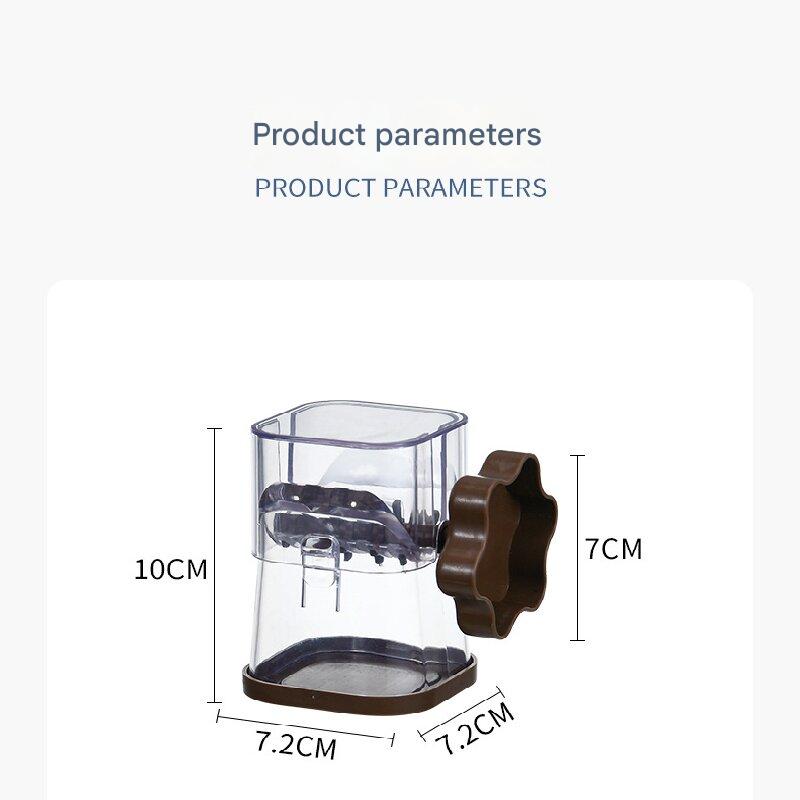 Yellow Manual Nut & Chocolate Grinder - Effortless Peanut Walnut Chopper - Easy Clean Kitchen Tool V888-ELOSUNG40060