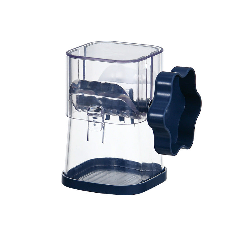 Navy blue Manual Nut & Chocolate Grinder - Effortless Peanut Walnut Chopper - Easy Clean Kitchen Tool V888-ELOSUNG40061