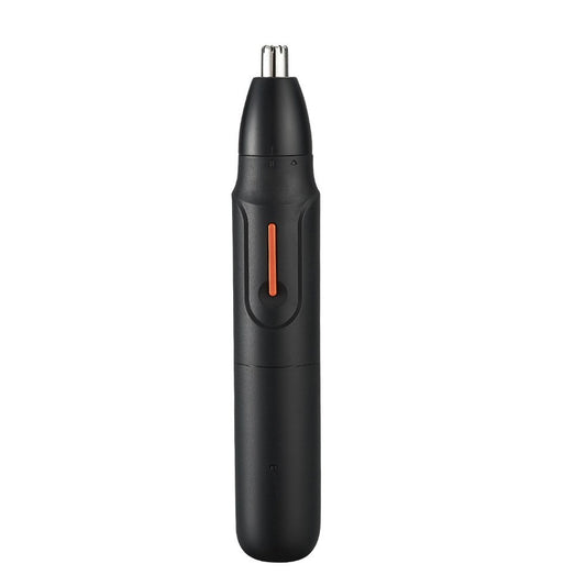 Black Rechargeable Electric Nose Hair Trimmer - Painless Eyebrow & Ear Hair Removal Clipper with Type-C V888-ELOSUNG40065