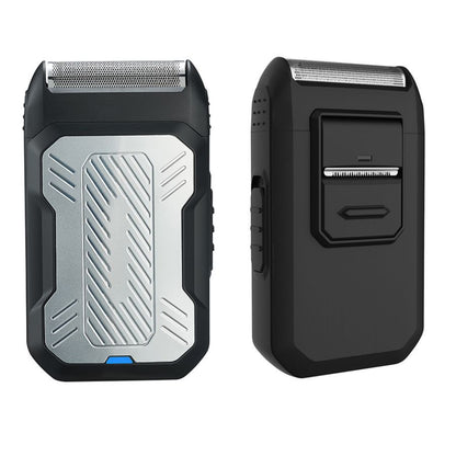 Black and Grey Rechargeable Electric Shaver for Men - Wet/Dry Reciprocating Razor with Pop-up Trimmer & V888-ELOSUNG40067