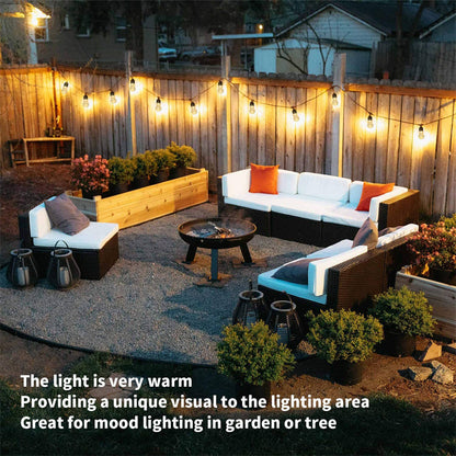Colour Solar Powered Crystal Bubble String Lights - Waterproof Outdoor Decorative Lights V888-ELOSUNG40104