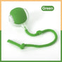 2-PCS Green Automatic Interactive Cat Ball Toy with Rope - Durable & Bite-Resistant Pet Jump Ball for V888-ELOSUNG40115