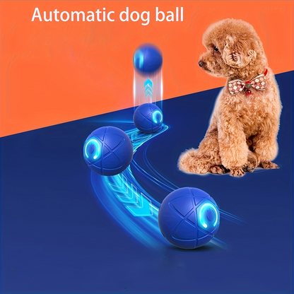 2-PCS Orange Intelligent Gravity Jump Ball - Dynamic Bite-Resistant Pet Toy for Cats & Small to Medium Breeds V888-ELOSUNG40123