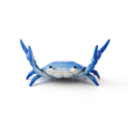 3-Pack Blue Creative Crab Pen Holders - Cute Desk Organizer & Phone Stand - Novelty Office Decor & Gift Idea V888-ELOSUNG40153