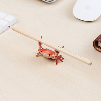 3-Pack Brown Creative Crab Pen Holders - Cute Desk Organizer & Phone Stand - Novelty Office Decor & Gift Idea V888-ELOSUNG40155