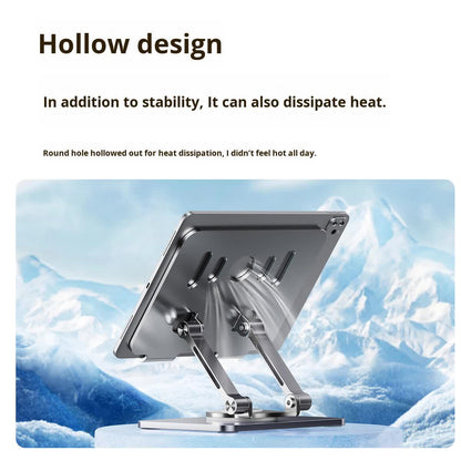 Green 360 degree Rotating Tablet & Phone Stand - Heavy-Duty Aluminum Adjustable Holder with Cooling for iPad, V888-ELOSUNG40158