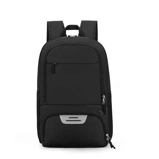 Black Sports Backpack with Separate Shoe & Ball Compartments - Waterproof Gym Bag for Basketball, Soccer, V888-ELOSUNG40220