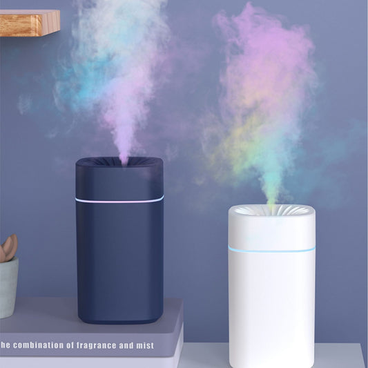 Blue 2-in-1 Ultrasonic Air Humidifier with 7-Color LED Night Light - Quiet Desktop Mini Humidifier for Home, V888-ELOSUNG40226