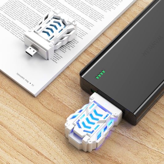 Green Portable USB Mosquito Repellent Heater - Electric Mosquito Killer with Blue Light Lure - Smart V888-ELOSUNG40238