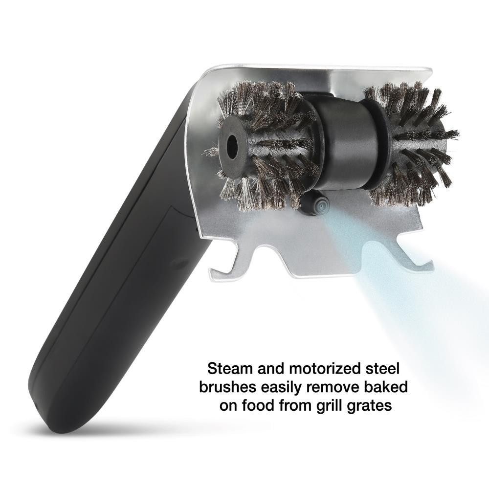 Powerful Electric Steam Grill Brush with Built-in Scraper - Deep Clean for All BBQ Grates V888-ELOSUNG40310