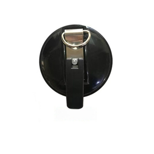 4 Pack Black plate + black buckle Heavy Duty Suction Cup Anchors with S-Hooks for Car Side Awnings and V888-ELOSUNG40449