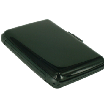 3-Pcs Black Slim Aluminium Credit Card Holder RFID Blocking Wallet Hard Shell Case Business Card Organiser V888-ELOSUNG40458