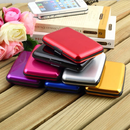 3-Pcs White Slim Aluminium Credit Card Holder RFID Blocking Wallet Hard Shell Case Business Card Organiser V888-ELOSUNG40459
