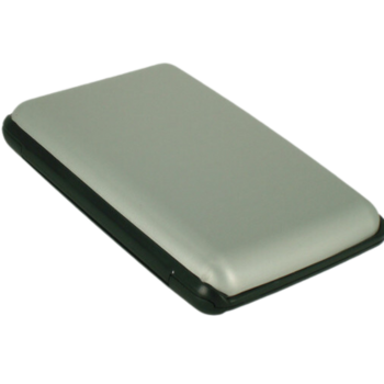 3-Pcs Silver Slim Aluminium Credit Card Holder RFID Blocking Wallet Hard Shell Case Business Card Organiser V888-ELOSUNG40461