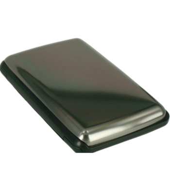3-Pcs Grey Slim Aluminium Credit Card Holder RFID Blocking Wallet Hard Shell Case Business Card Organiser V888-ELOSUNG40462