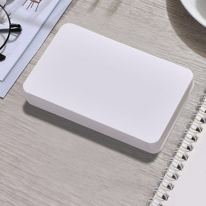 White 4 Pack Blank Cardstock DIY Flashcards Message Notes 90mm x 55mm Business Card Size for Study and Crafts V888-ELOSUNG40465