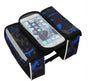 Blue Bicycle Top Tube Frame Bag with Detachable Touch Screen Phone Holder Waterproof Double Pouch Cycling V888-ELOSUNG40471
