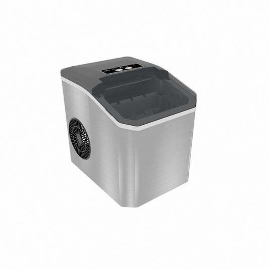 Stainless Steel Countertop Ice Maker 12kg/24h Portable Bullet Ice Machine with Self-Cleaning Function 1.3L V888-ELOSUNG40544
