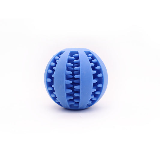 Blue TPR Dog Chew Ball Set - 3-Piece Size Combination (Small, Medium, Large) with Food Hiding Design for V888-ELOSUNG40607