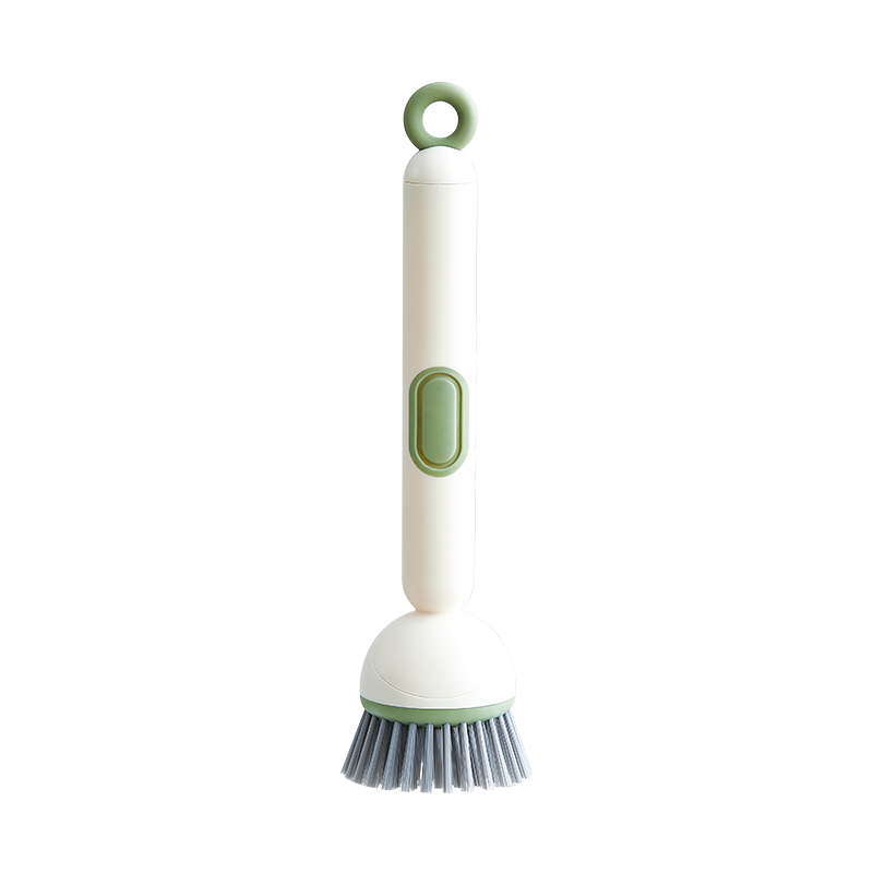 2 Pack Green Kitchen Dish Brush with Soap Dispenser Adjustable Handle 360 Degree Cleaning Scrubber V888-ELOSUNG40716