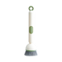 2 Pack Green Kitchen Dish Brush with Soap Dispenser Adjustable Handle 360 Degree Cleaning Scrubber V888-ELOSUNG40716
