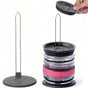 5-PCS Universal Tumbler Lid Organizer Stand Vertical Storage Rack for Kitchen Cabinets Holds Up to 10 Lids V888-ELOSUNG40718