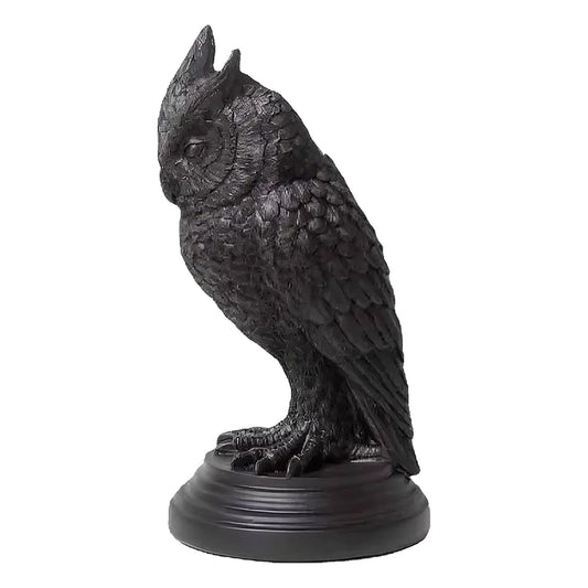2-PCS Resin Gothic Owl Candlestick Holder Halloween Home Decor Vintage Animal Statue Candle Stand for Table V888-ELOSUNG40732