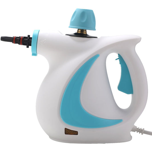 Blue Handheld Steam Cleaner 1050W High Pressure Chemical Free Cleaning Machine with 12 Piece Accessory Set V888-ELOSUNG40761