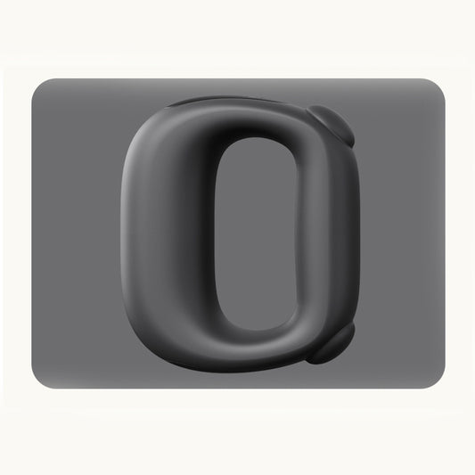 Black Portable Fascia Massage Ring Vibration Massager with Heat and LED Display for Muscle Relaxation and V888-ELOSUNG40844
